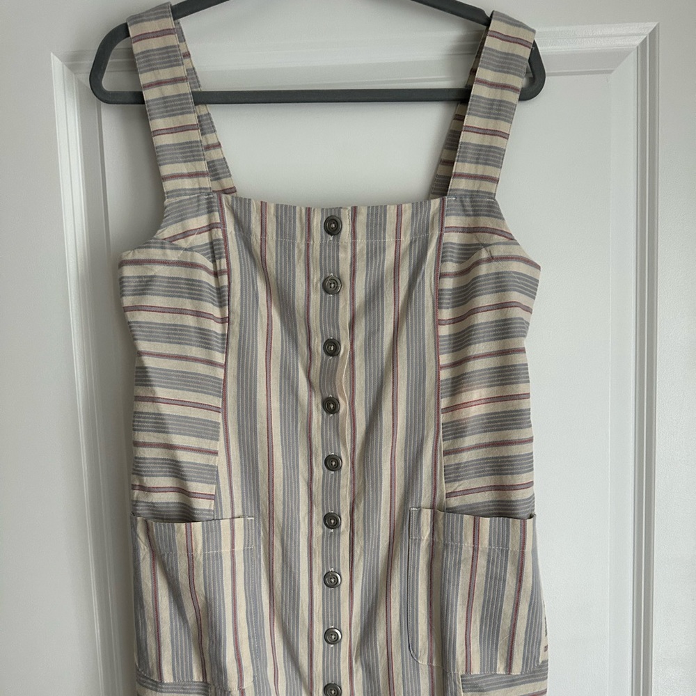 NWT L space Catalina dress. Size Large. Muted stripe.